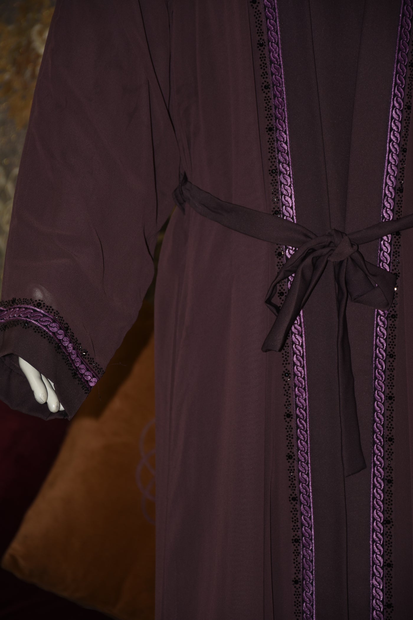 High-quality Nida fabric inner shirt with separate chiffon gown