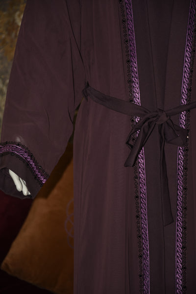 High-quality Nida fabric inner shirt with separate chiffon gown