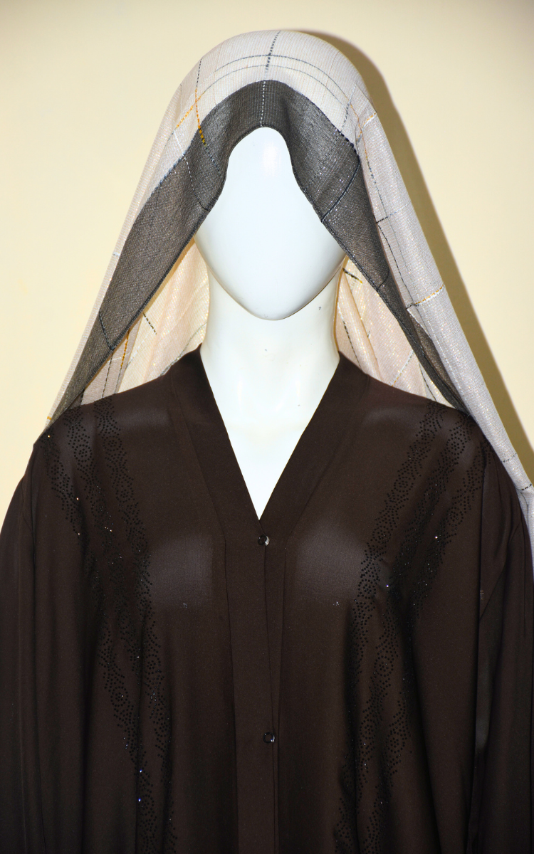 Elegant Abaya with stone work