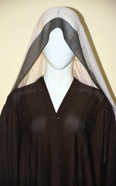 Elegant Abaya with stone work