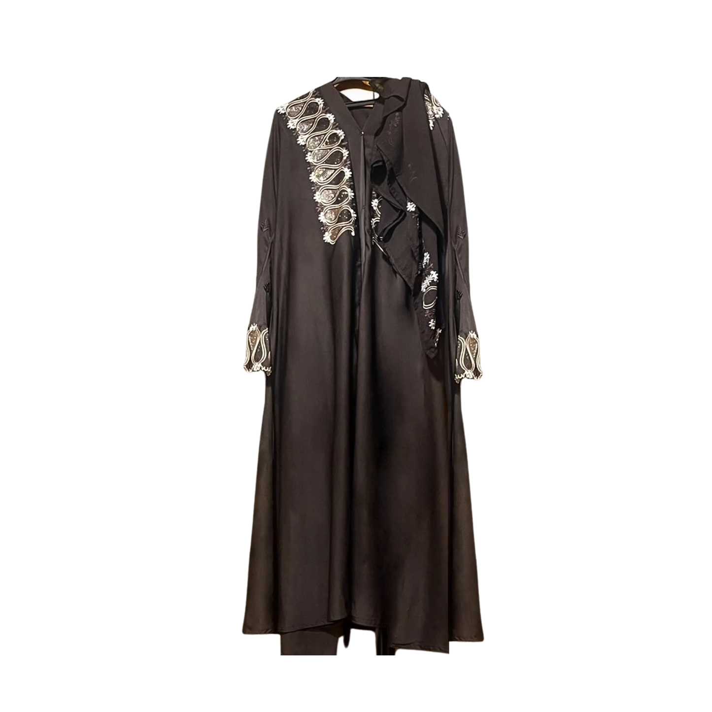 Plain Embroidered Abaya