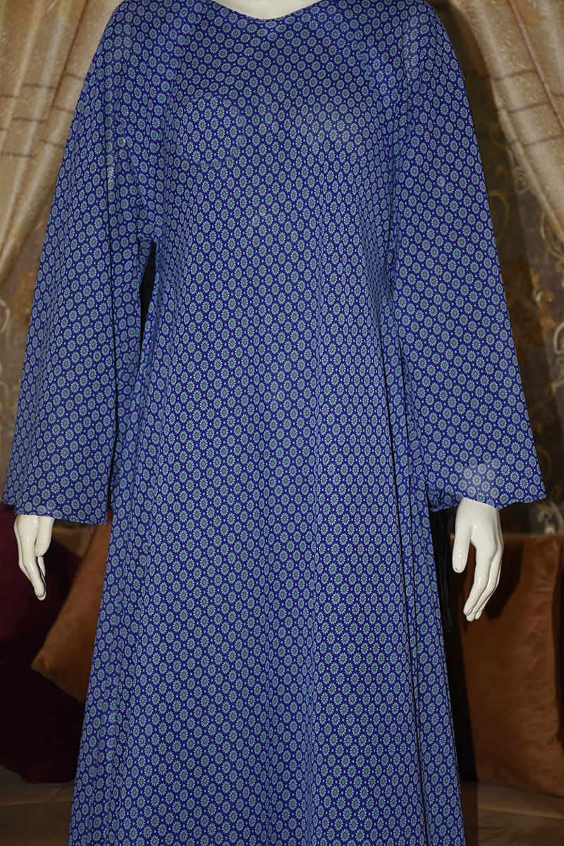 Two-in-one reversible Abaya that can be worn from either side