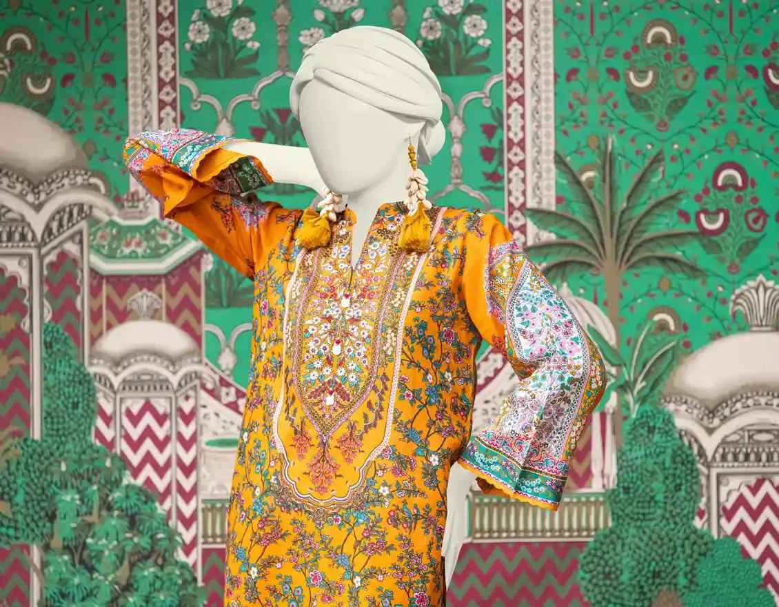 J. Printed Lawn Shirt