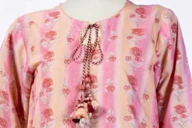 J. Printed Lawn Suit