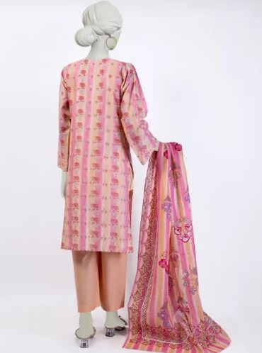 J. Printed Lawn Suit