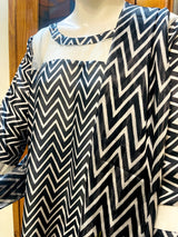 3 pcs Printed Silk Dress