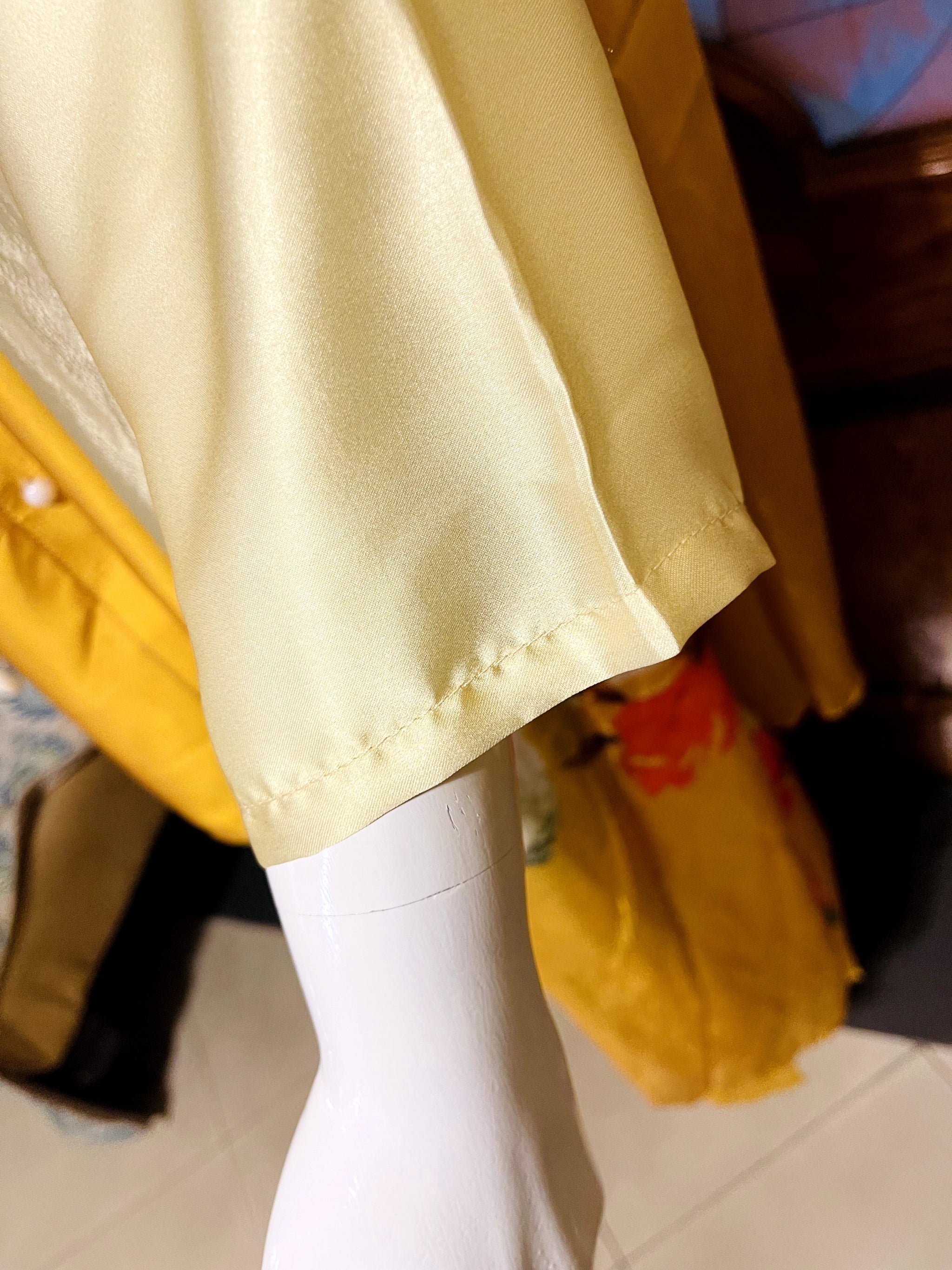 3 pcs Printed Silk Dress