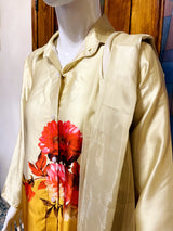 3 pcs Printed Silk Dress