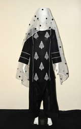 3 pcs cotton dress with Farshi shalwar