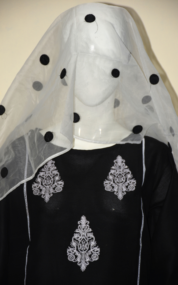 3 pcs cotton dress with Farshi shalwar