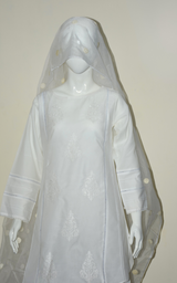 3 pcs cotton dress with Farshi shalwar