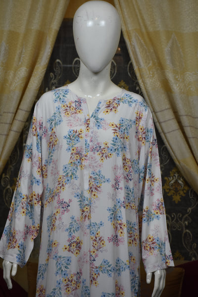 2 pc printed linen shalwar qameez