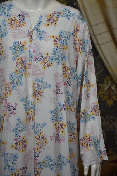 2 pc printed linen shalwar qameez