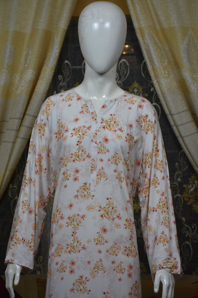 2 pc printed linen shalwar qameez