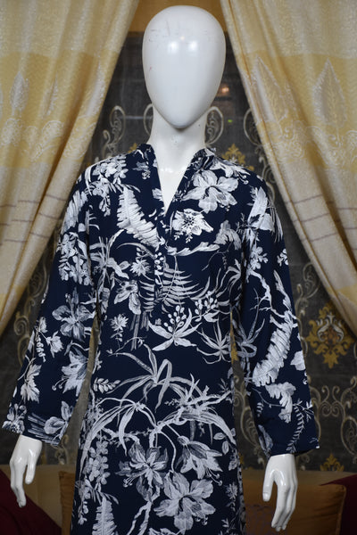 2 pc printed linen shalwar qameez