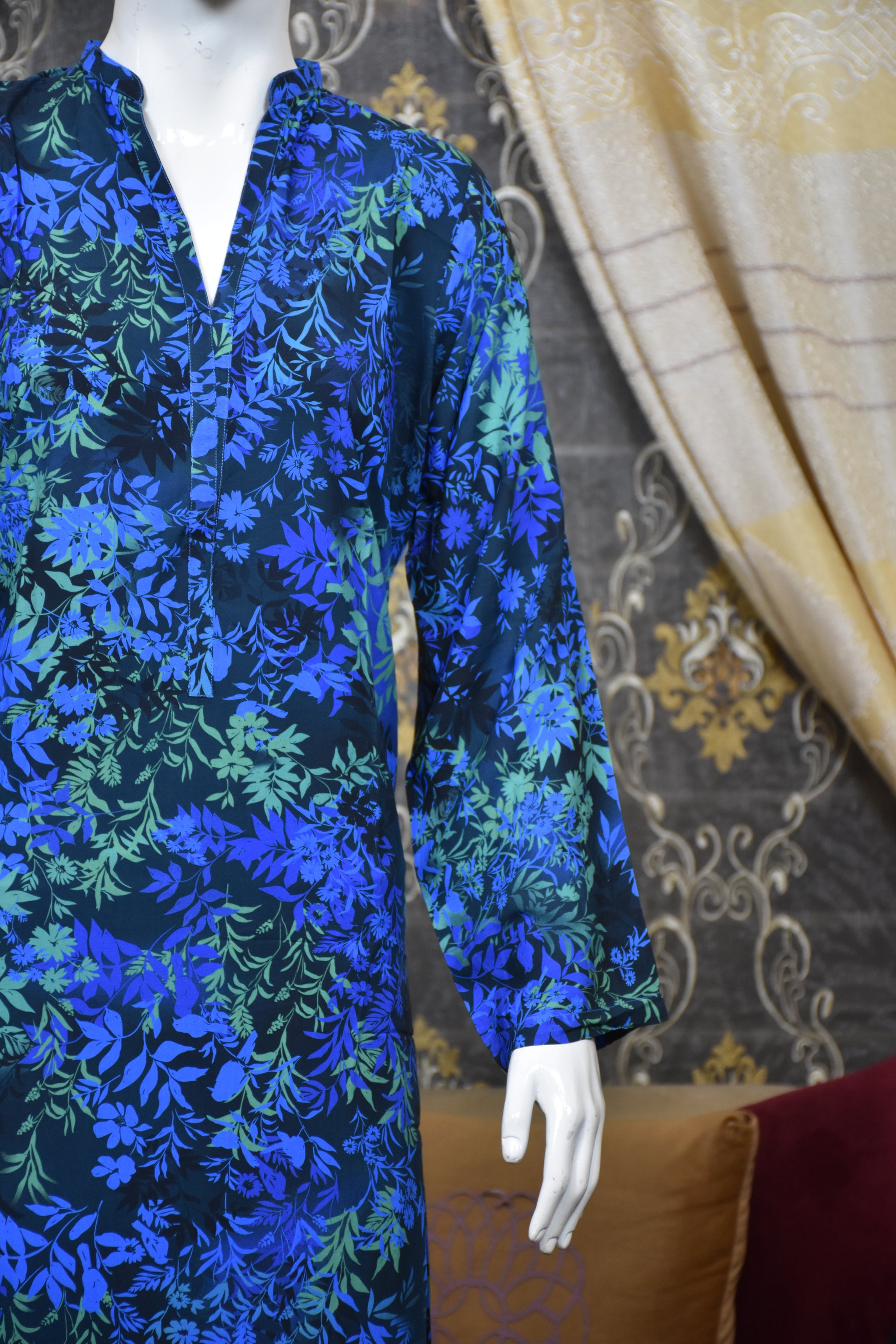 2 pc printed linen shalwar qameez