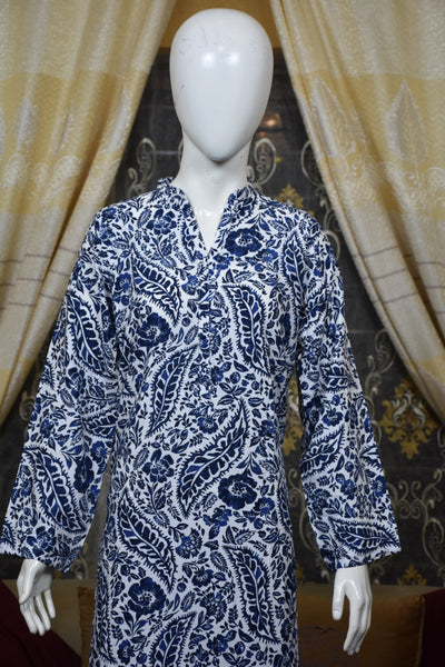 2 pc printed linen shalwar qameez