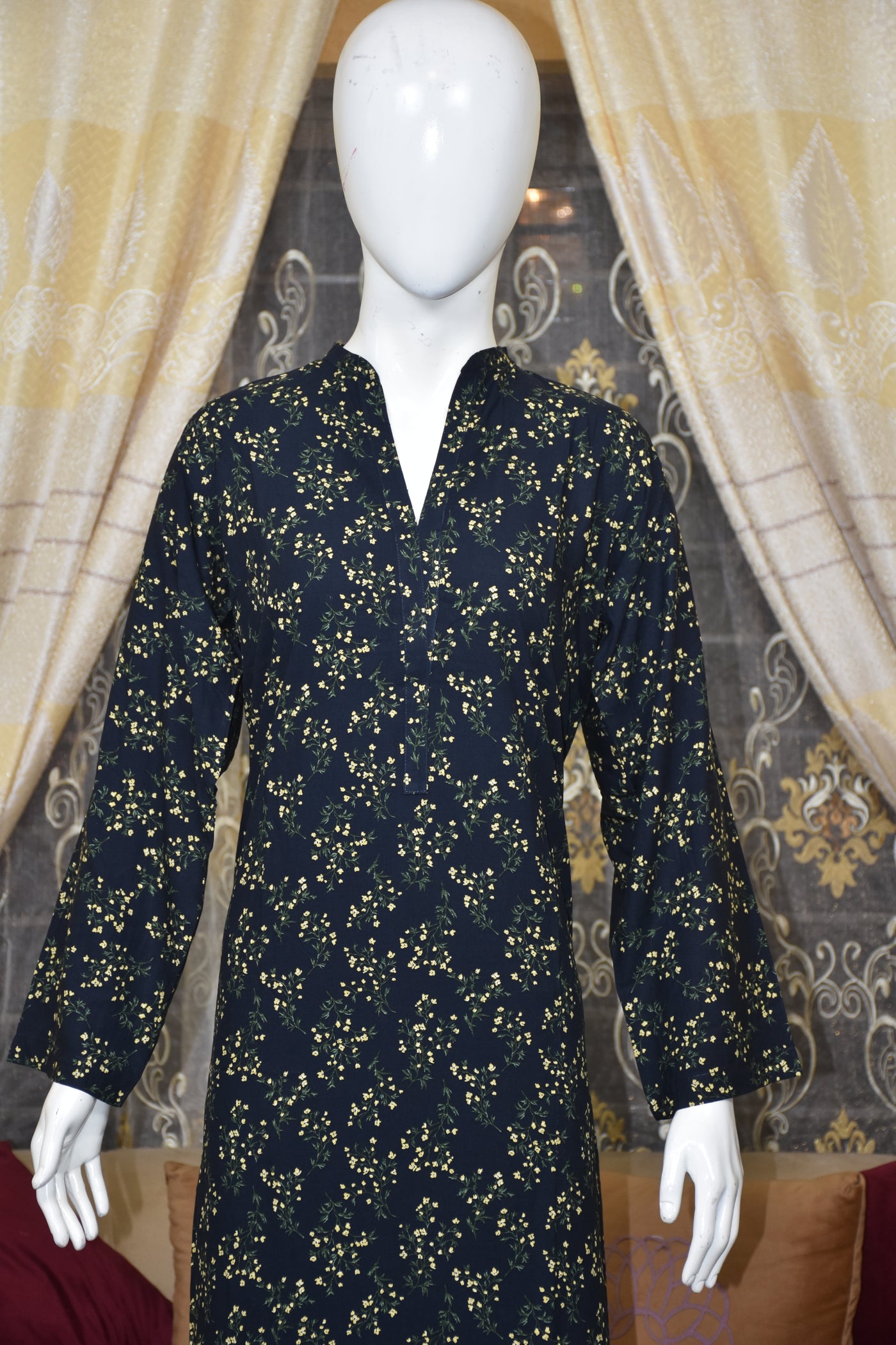 2 pc printed linen shalwar qameez
