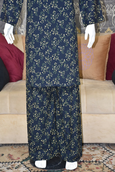 2 pc printed linen shalwar qameez