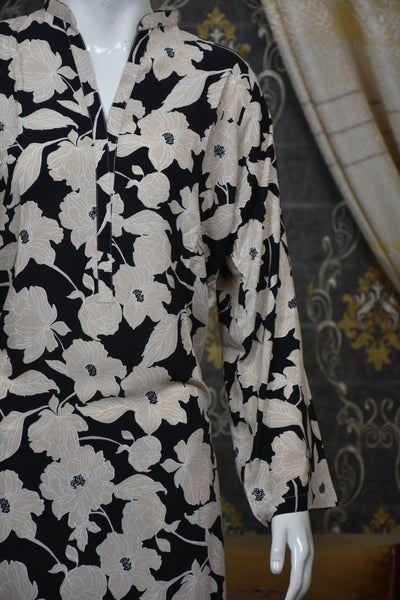 2 pc printed linen shalwar qameez