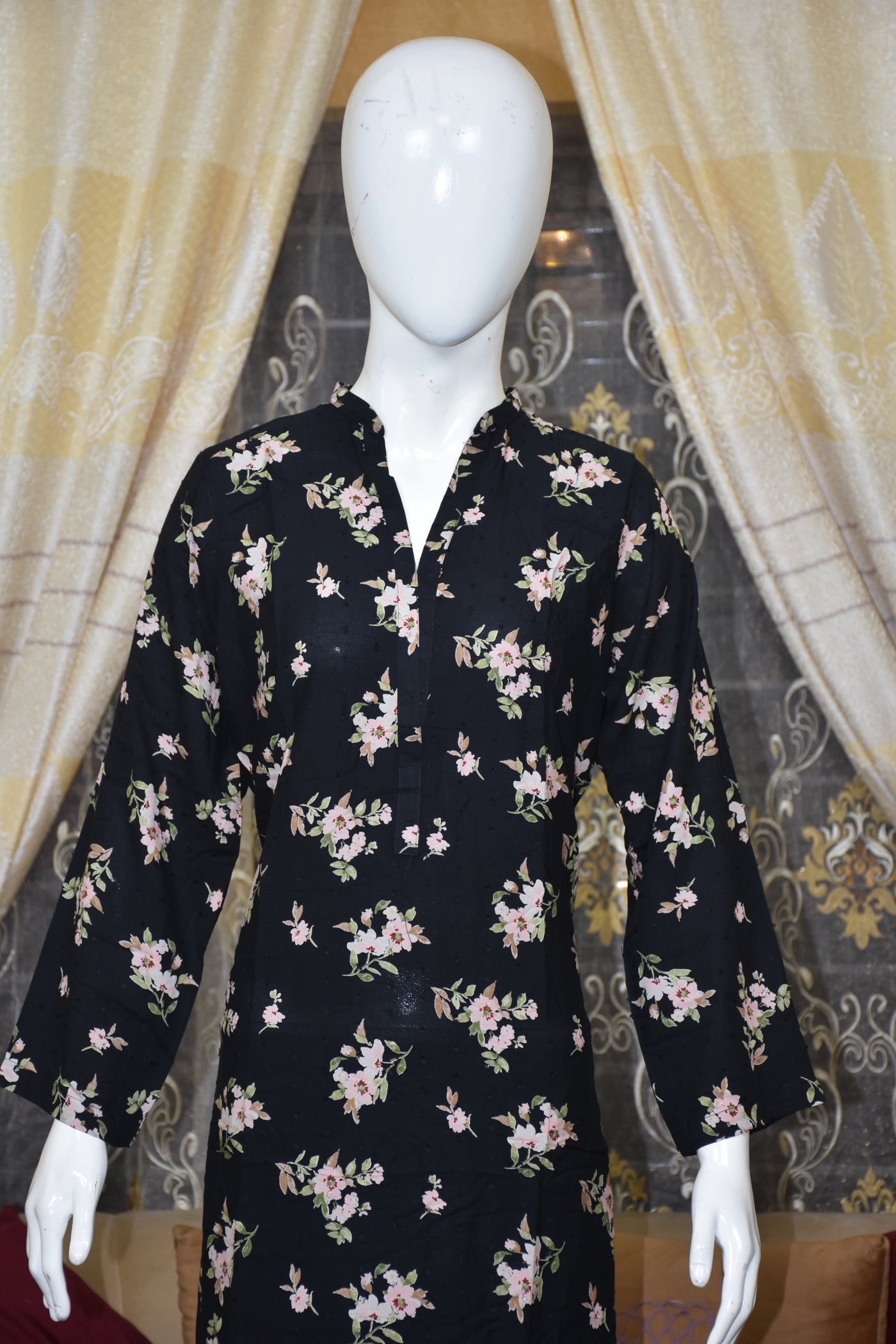 2 pc printed linen shalwar qameez