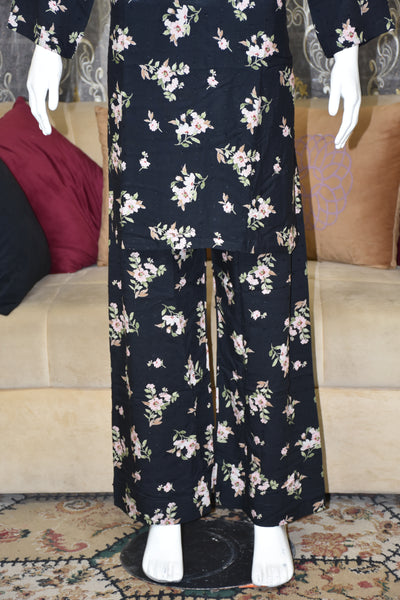 2 pc printed linen shalwar qameez