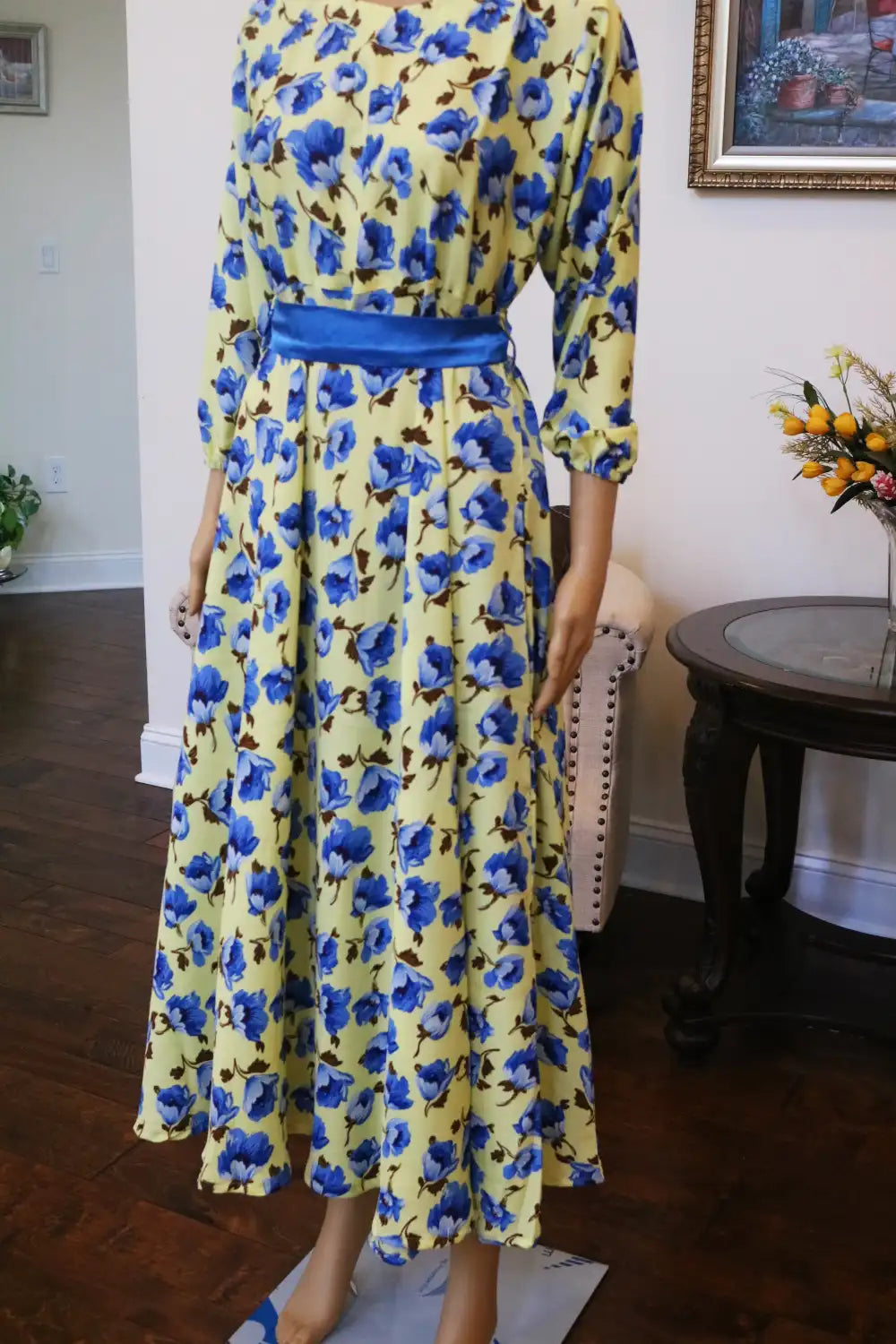 Printed western look long pret