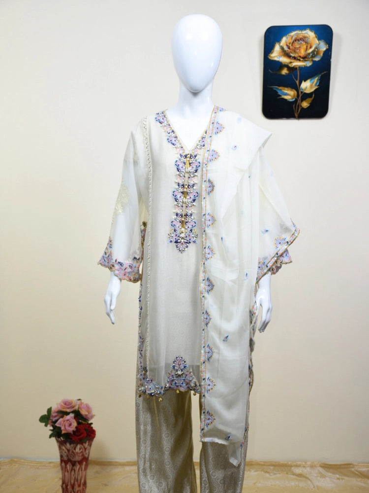 3 pcs chiffon dress