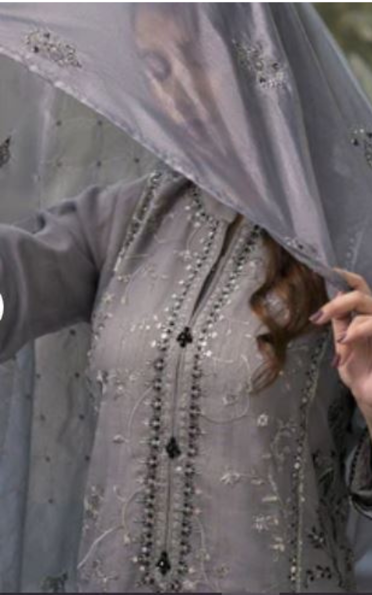 3 PCs Embroidered dress