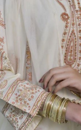 3 pcs Viscose Embroidered Dress