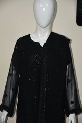 3 pcs chiffon with tilla and cut work