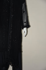 3 pcs chiffon with tilla and cut work