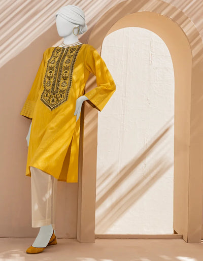 J. Hand-Woven Jacquard Shirt (Separate Dupatta to be purchased Separate Trouser)