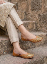Leather Embroidered Khussa