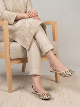 Embroidered and sitara work Khussa