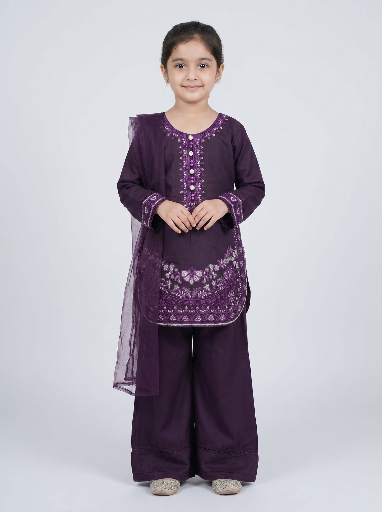 3 pcs kids cotton dress