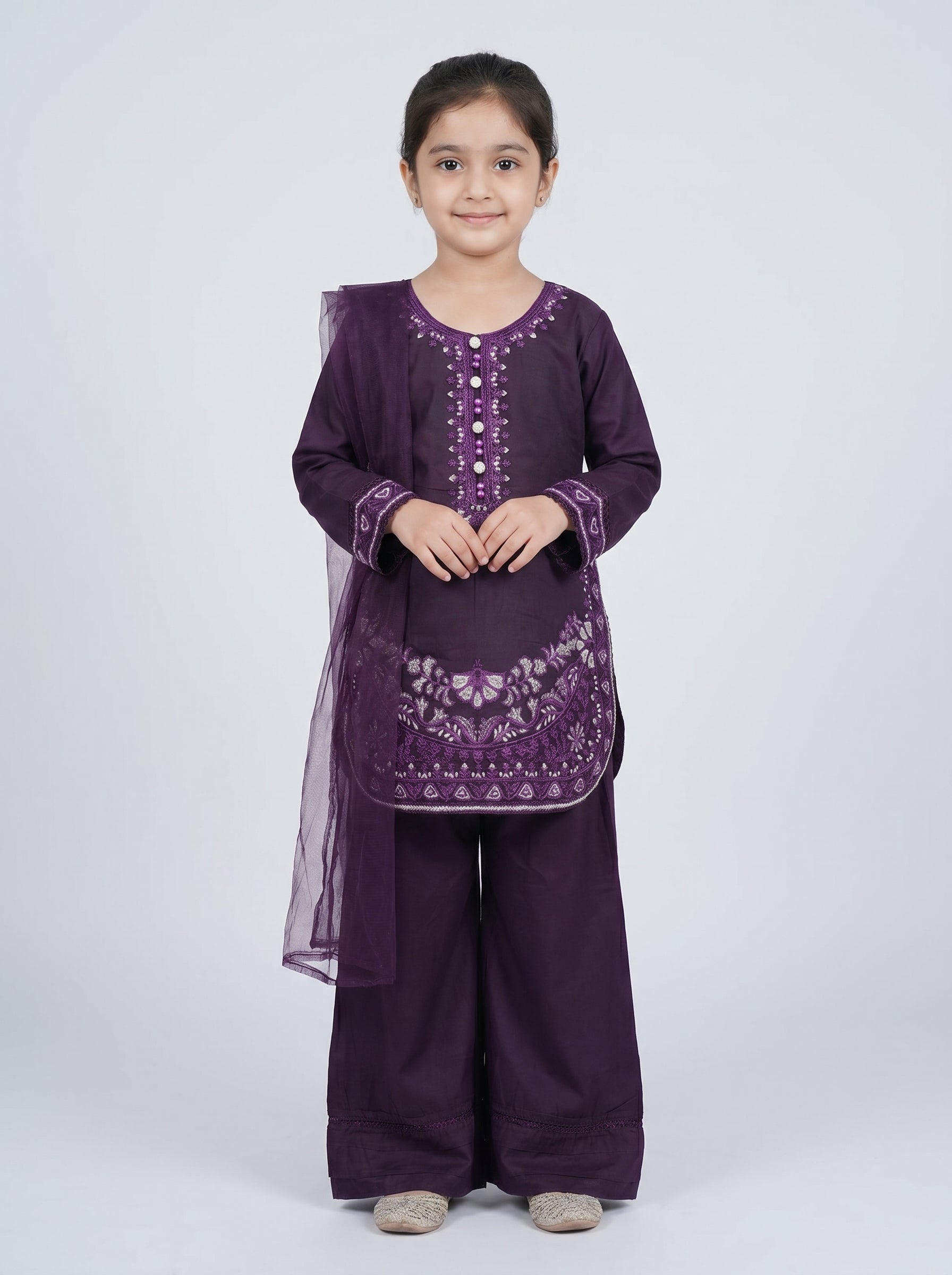 3 pcs kids cotton dress