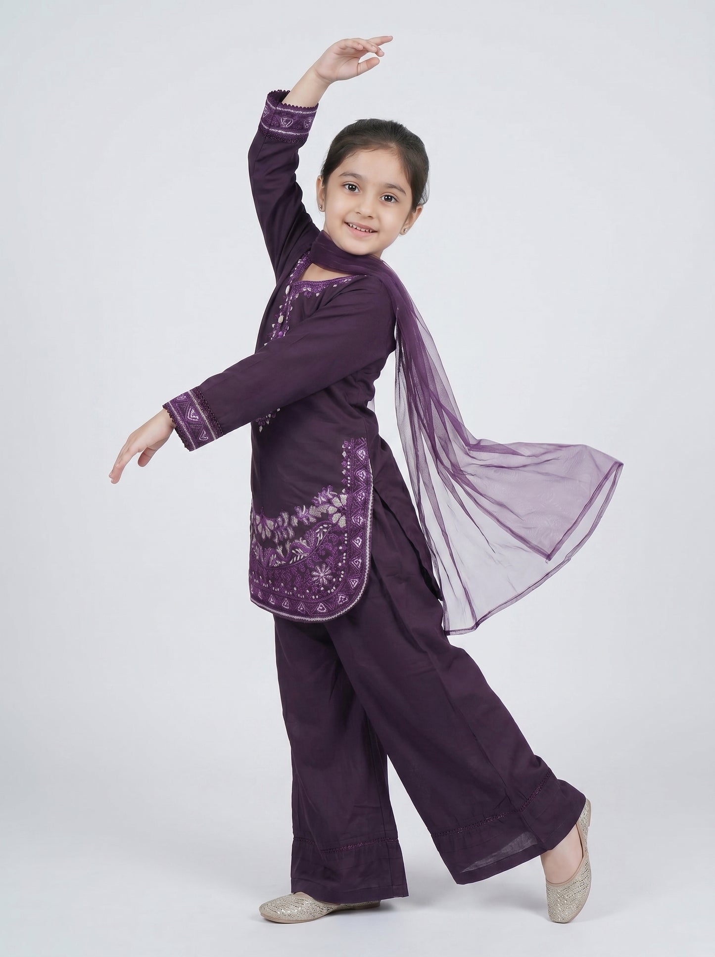 3 pcs kids cotton dress