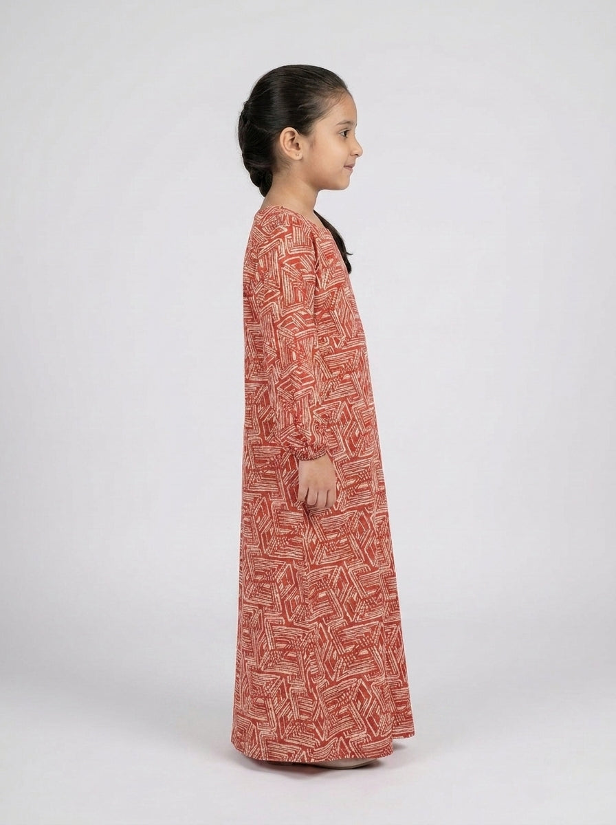 Kids Lawn Abaya