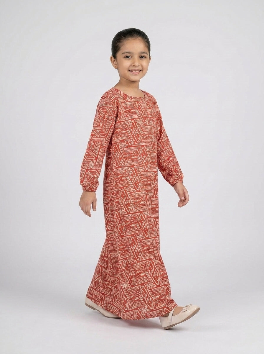 Kids Lawn Abaya
